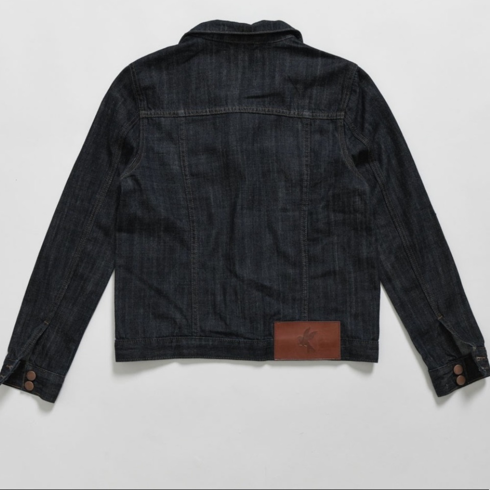 NWT One Teaspoon dark raw denim jean jacket - Picture 4 of 8